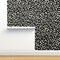 Geometric Abstract Bold Graphic Artistic Tribal Style Black Ivory Custom Removable Wallpaper by Spoonflower Peel & Stick Wallpaper 2FT Wide